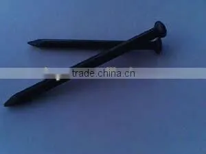 black/galvanized grooved concrete nails