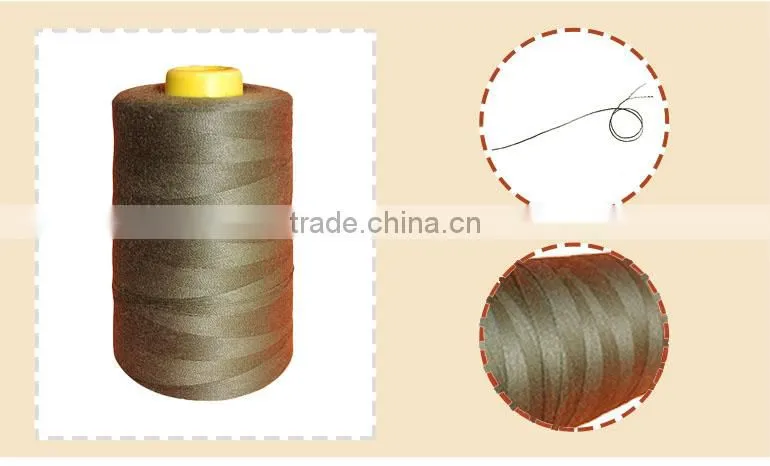 Alibaba China 100% spun polyester sewing thread 20S/2