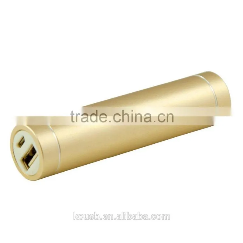 Fashional aluminium smart mobile power bank 2600mah