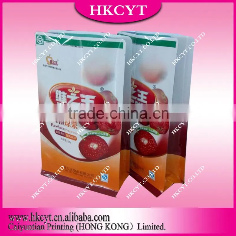 Custom printed plastic package bag/free shaped package bag with logo