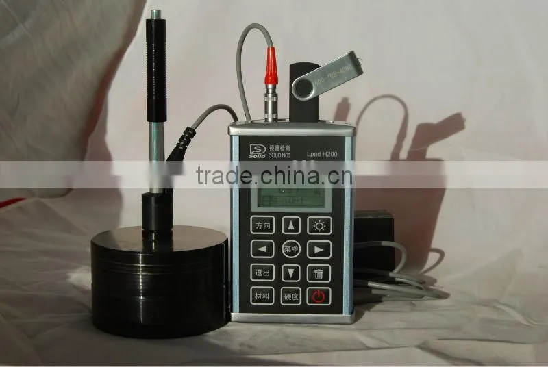 Solid portable hardness tester probe