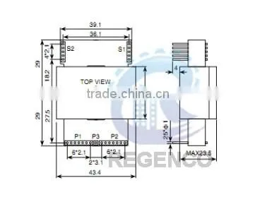 EE-43 2000W Planar Transformer