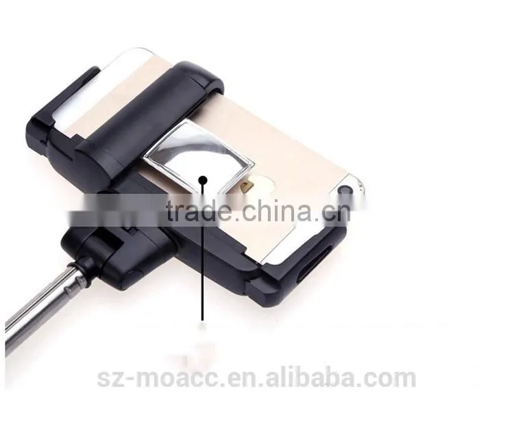 2015 best selling Handheld wireless Monopod with Mirror