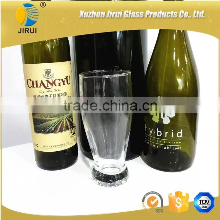 big and small skidproof hotel glass cup / restaurant clear drinking glass/wholesale water glass