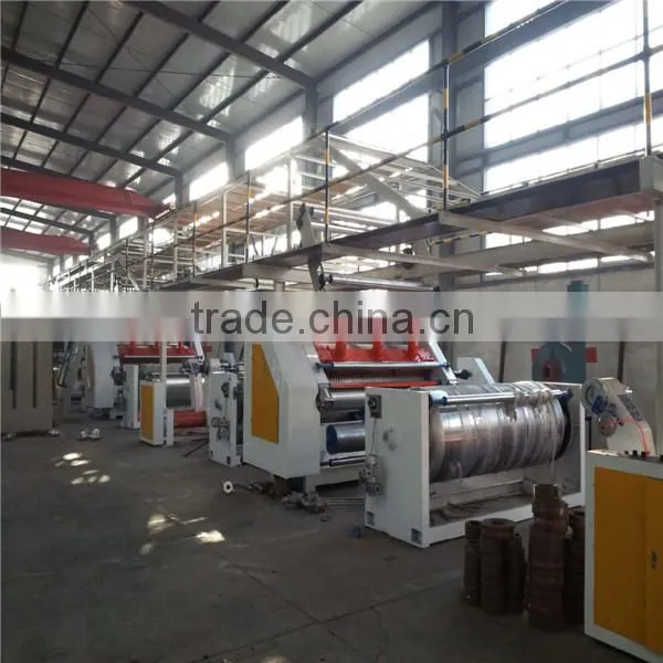 carton box making production line/corrugated packing machine