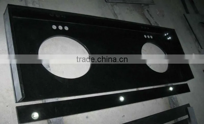 Chinese mongolia black granite countertop