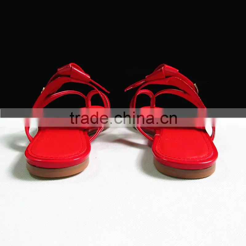 Bulk Selling Flip Flops Slipper for Women, Custom Made Female Shoes, Ladies No Heel Flat Leather Summer Outdoor Shoes,