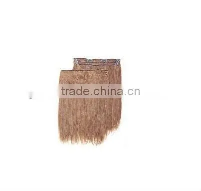natural straight human clip in hair extensions