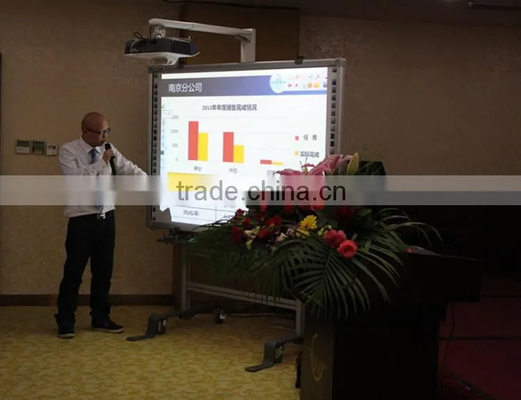 Multiuser USB interactive whiteboard for education,business,conference,etc.world-class interactive board 85"