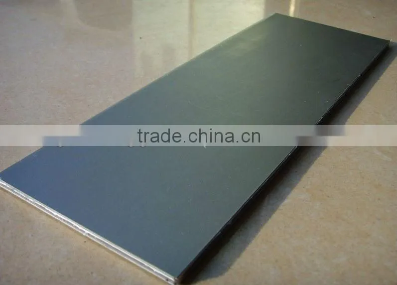 PVDF coated griotte grain aluminum plastic composite laminate
