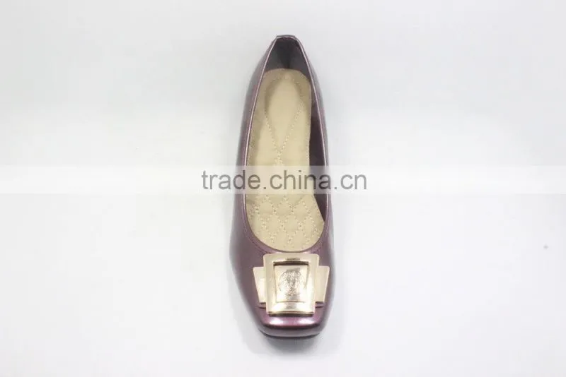Wholesale big buckle platform wedge heel women shoes