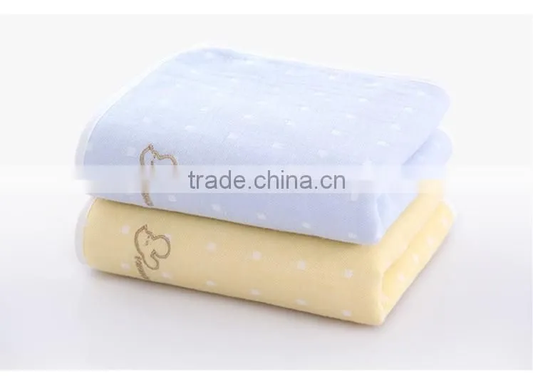 Combed Cotton Embroidered Edging Face Towel