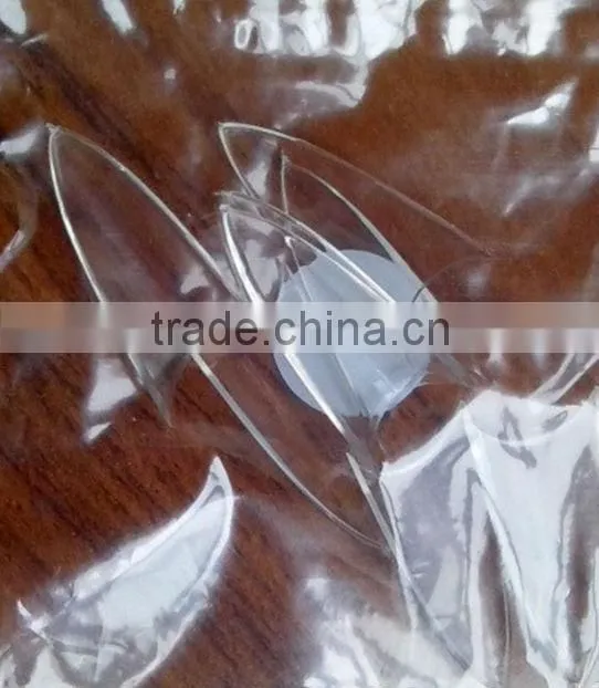 New Arrivals salon DIY natural acrylic nail tips, full cover false stiletto nails,500 pcs+100 pcs fake nail tip+10 Sizes