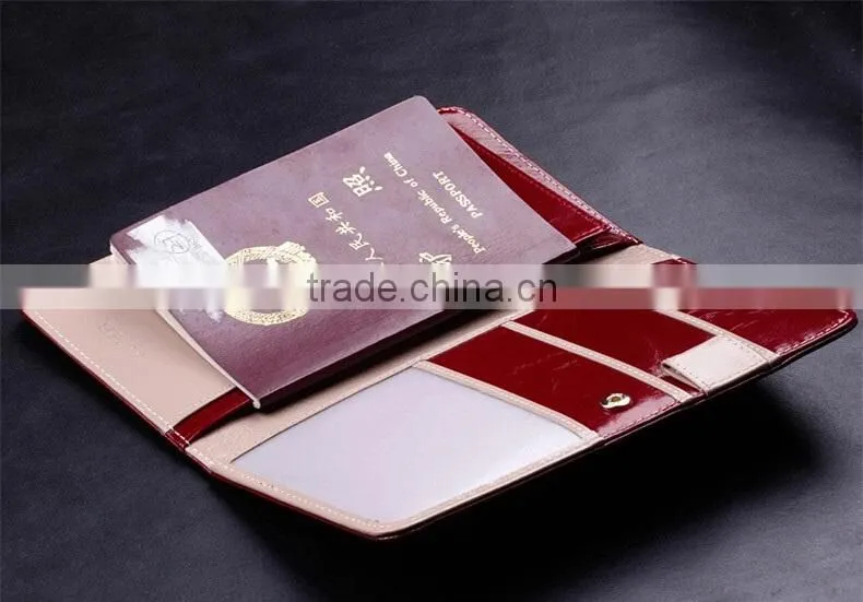 PU leather passport cover