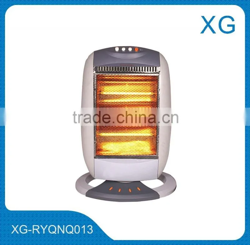 Hot sale 1200W electric halogen heater/bathroom halogen quartz glass tube infrared heater