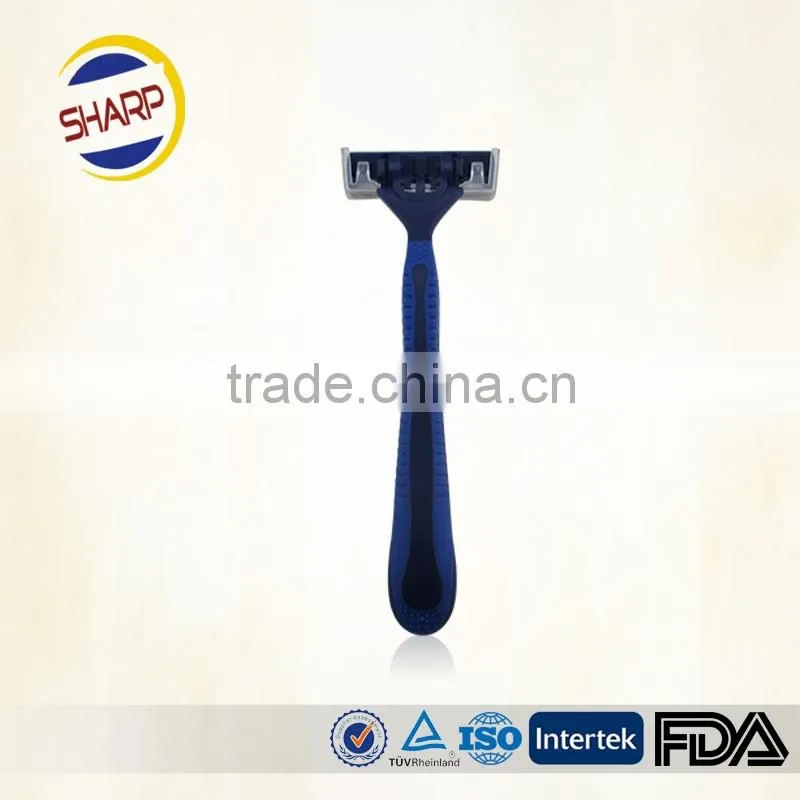 Competitive price shaving razor with double edge razor blades