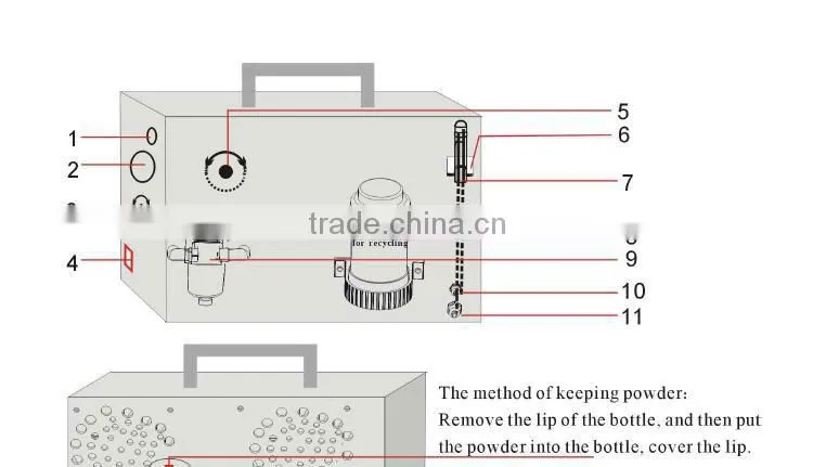 hotsale crystal microdermabrasion equipment IB-7000