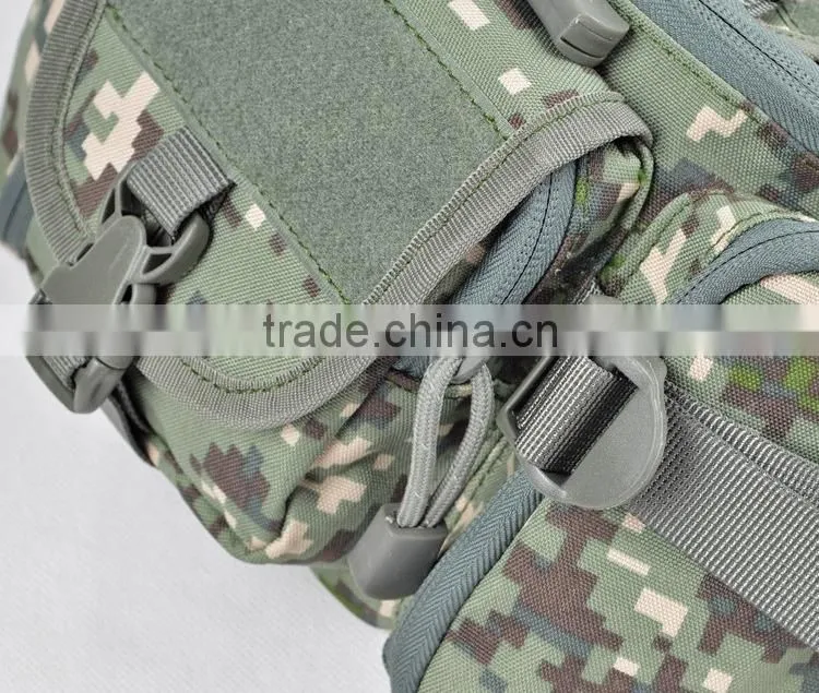 Outdoor sport camouflage waterproof tactical military waist bag