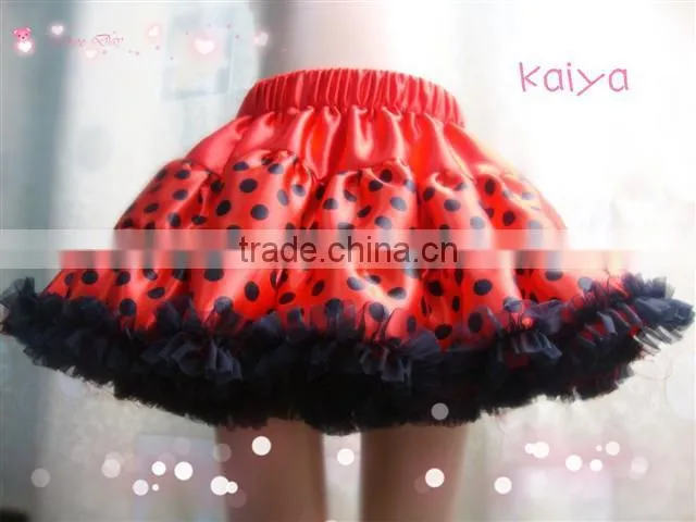 Newborn fashion dress hot pink baby pettiskirt infant polka dot tutu dress for girls