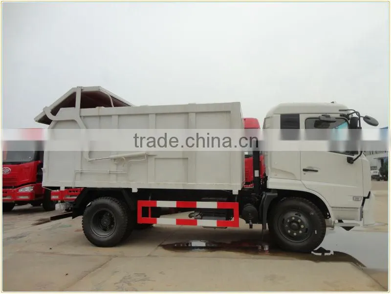 Dongfeng garbage truck hermetic refuse dump garbage truck