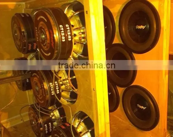 Soway 12'' 4000W super strong power subwoofer speaker driver CT12-03