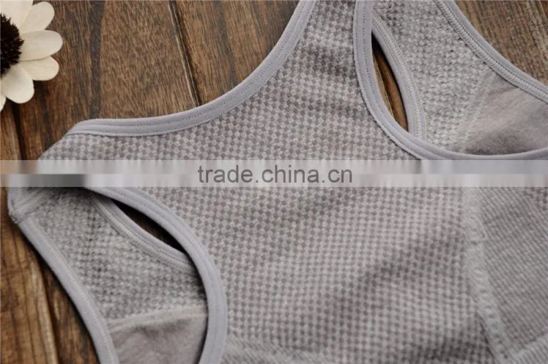 Women hot sale crop top seamless bra underwear without padded cup