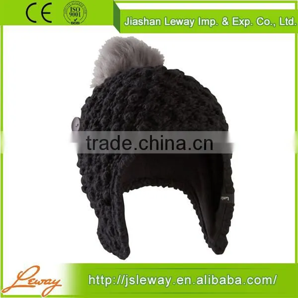 New design fashion knitted beanie cap