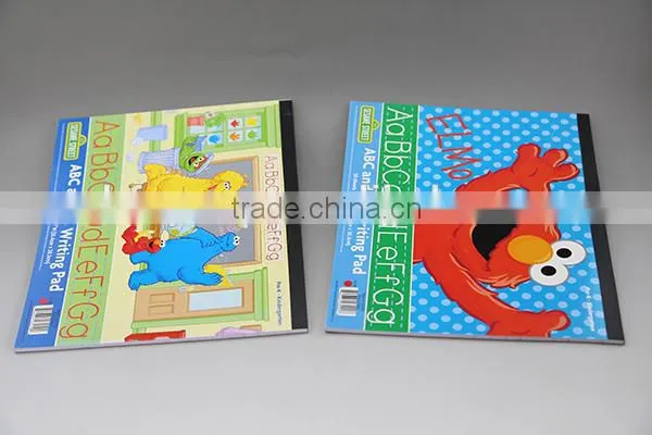 softcover ABC writing pad school book