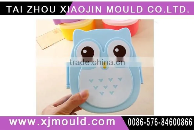 children lunch box , cute cartoon owl student microwave lunch box container , ready product of lunch box for selling