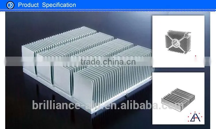 Hot Sale Customized Extruded Aluminum Heatsink Profile Manufacturer