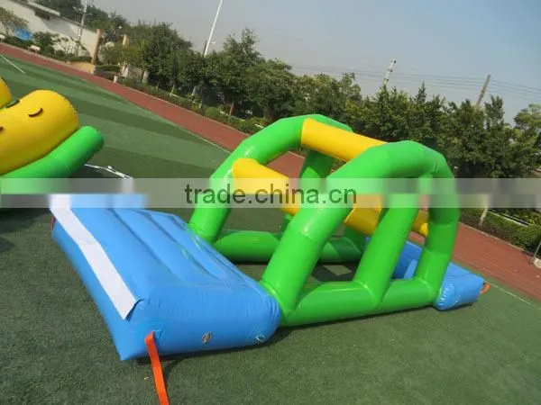 3m dia. inflatable mini water trampoline for giant water park, cheap inflatable trampolines with factory prices