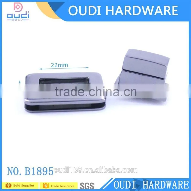 High quality metal decorate handbag accessories metal bag turn lock