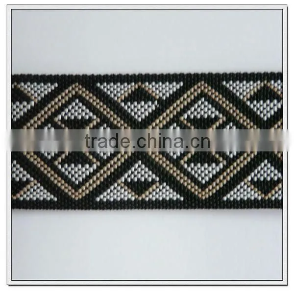 1 1/2 inch pp jacquard decorative webbing 1.5" jacquard webbing for fashion belt