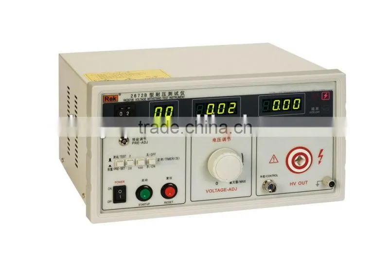 Voltage Withstand Tester Hipot Test Equipment With High Quality