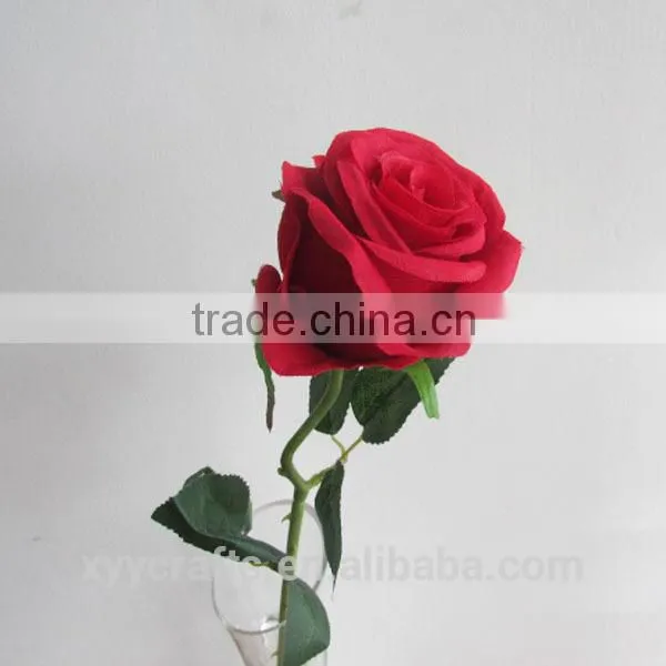 single head silk rose