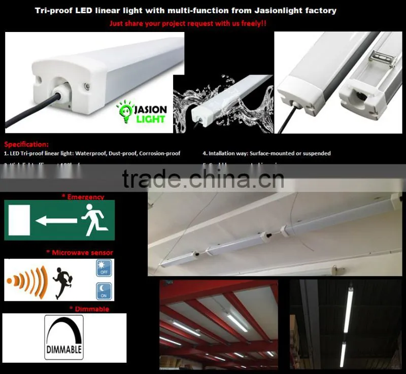 Customized built-in switch 600mm 20W LED linear light