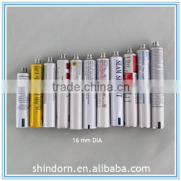Empty aluminum tube for pharmaceutical, pharmaceutical tube