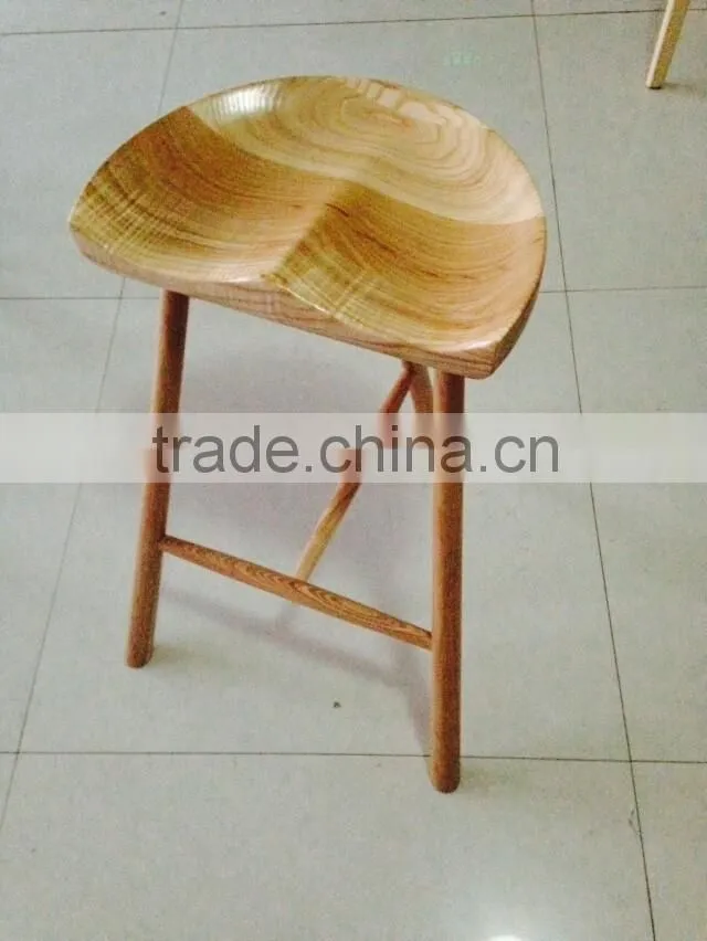 wooden bar stool