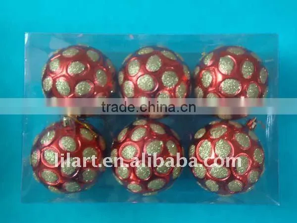 2014 new style hanging christmas ball for Christmas Tree Ornament