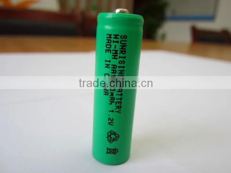 1.2v Ni-MH AA1300mAh rechargeable battery
