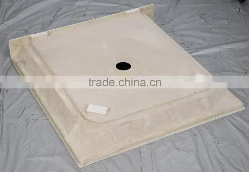 North America AUS market UPC/cUPC certified 3 side tile flange shower base, shower tray, deep shower tray