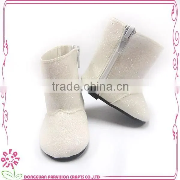 Fashion 2016 white 18 inch doll boots for sale