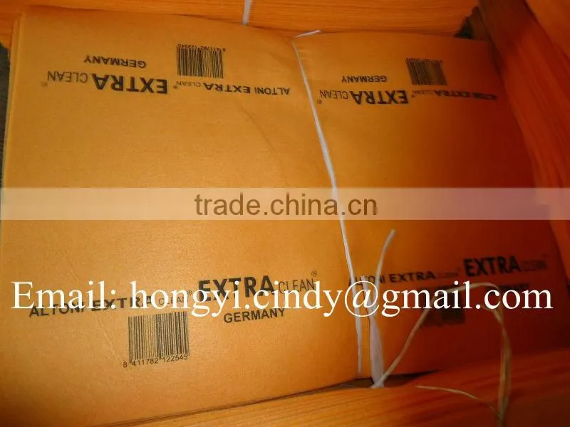 Logo printed orange super absorbent nonwoven floor wipes (nonwoven, viscose & polyester)