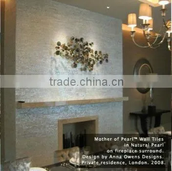 Modest luxury natural capiz mother of pearl oyster mosaic wall tile