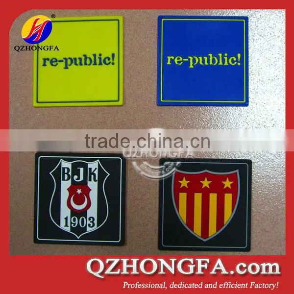 pvc rubber custom placemats and coasters rubber