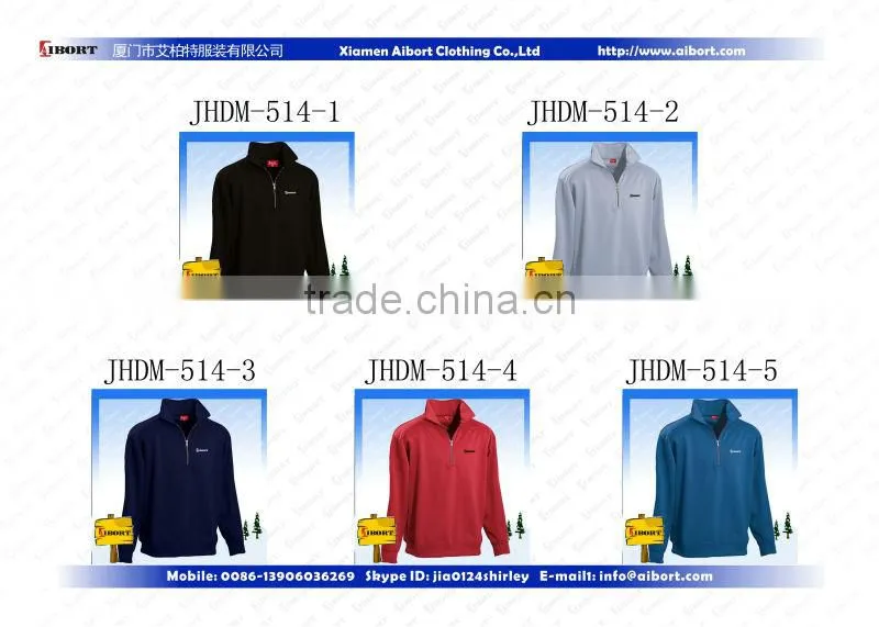 JHDM-514-4 unisex fleece thick on hood sweatshirts