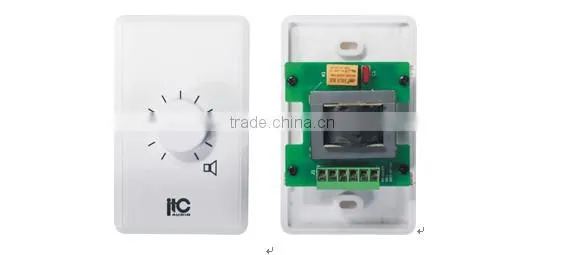 ITC T-681F Series 6W to 60W 100V 10 Steps Speaker Volume Control