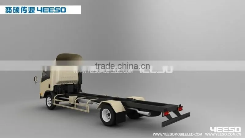 Outdoor Mobile LED Display Advertising Billboard Trailer YES-T12
