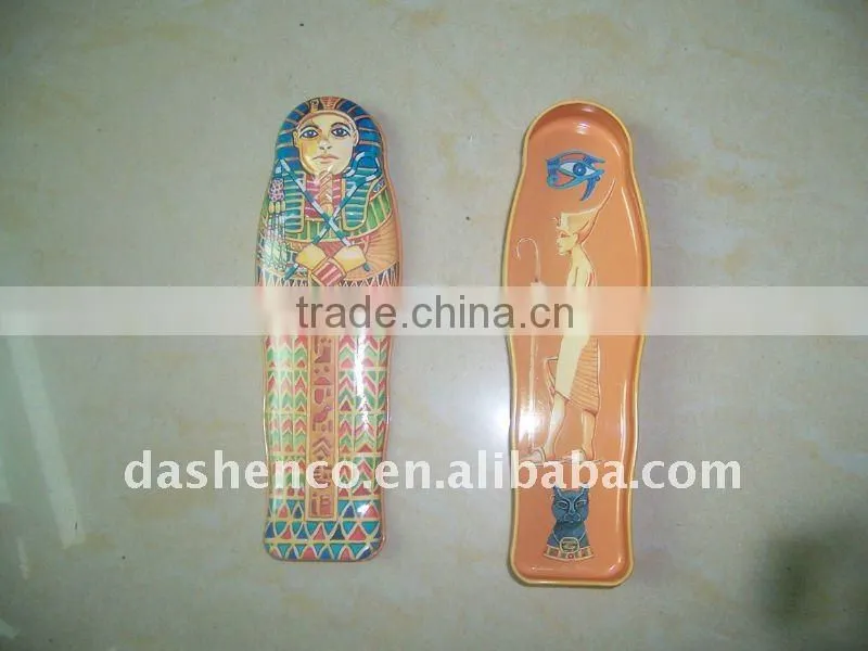 mummy shaped tin pencil case