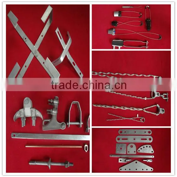 ADSS/OPGW suspension clamp ADSS fittings double suspension clamp